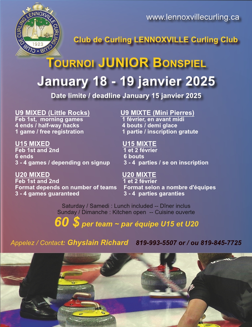 Junior Bonspiel poster 2025b