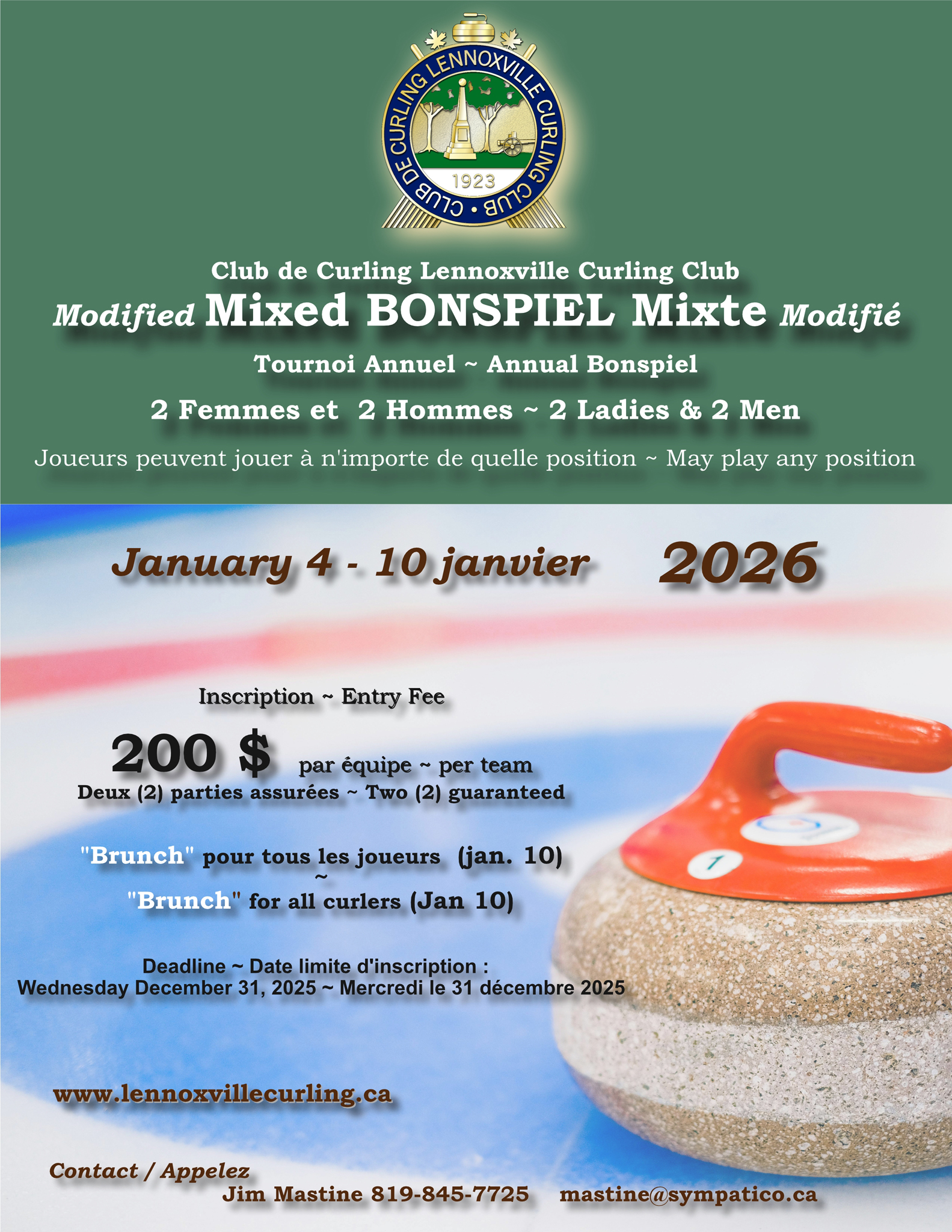 Mixed Bonspiel 2026