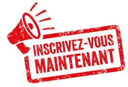 inscrivez vous